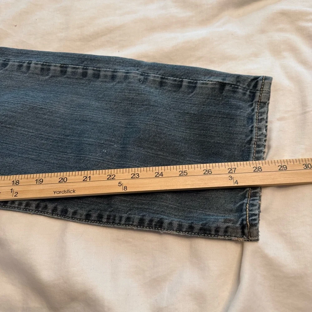 Levi's 501 button fly jeans men’s 31x30 blue distressed straight leg vintage